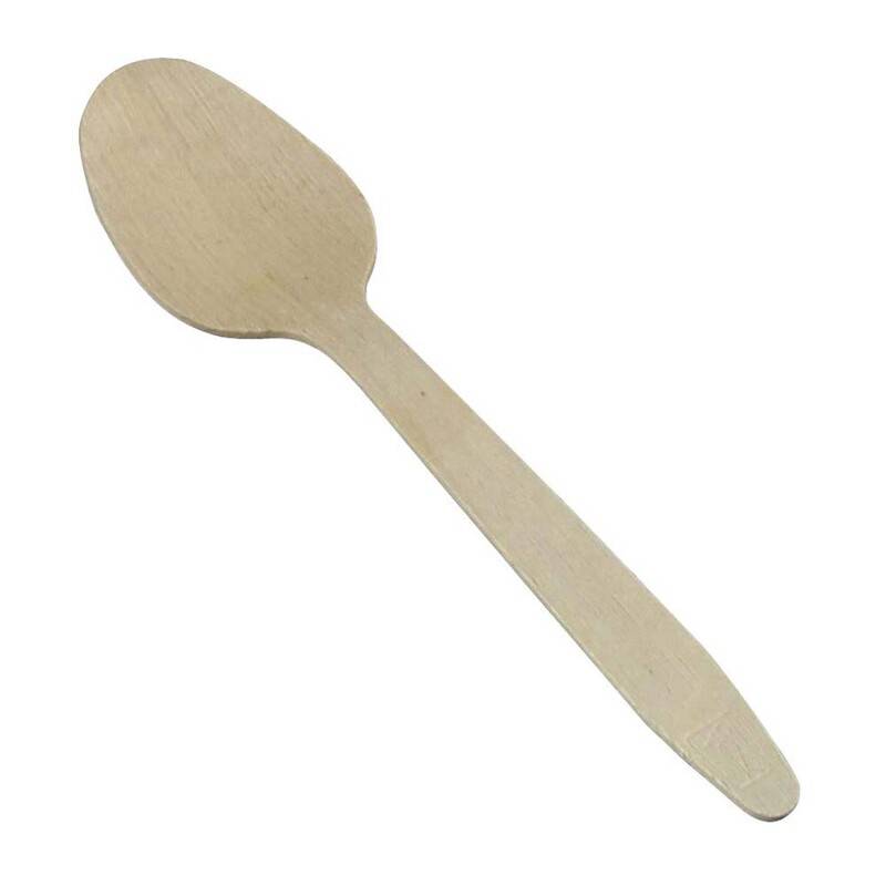 Tr&aelig;bestik ske Nature line 15,5cm 100stk/pak
