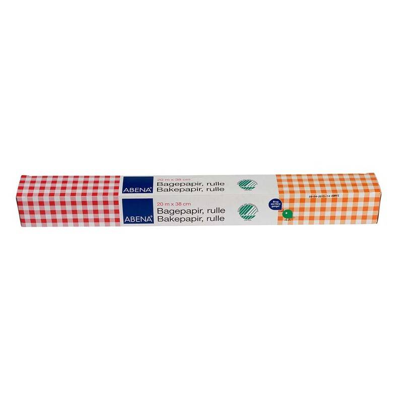 Bagepladepapir Rul-let 38cmx20m Bagepapir Silikone Rulle 41 g/m2