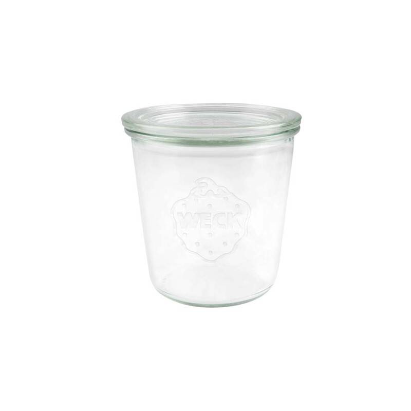 Sylteglas Weck incl l&aring;g (742) 580ml &Oslash;10x10,7cm 6stk/pak