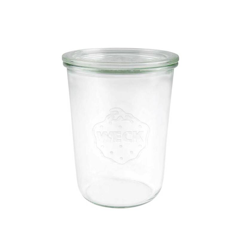 Sylteglas Weck incl l&aring;g (743) 850ml &Oslash;10x14,7cm 6stk/pak