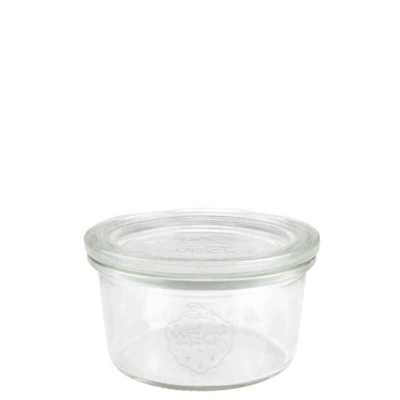 Sylteglas Weck incl l&aring;g (740) 290ml &Oslash;10x5,5cm 6stk/pak