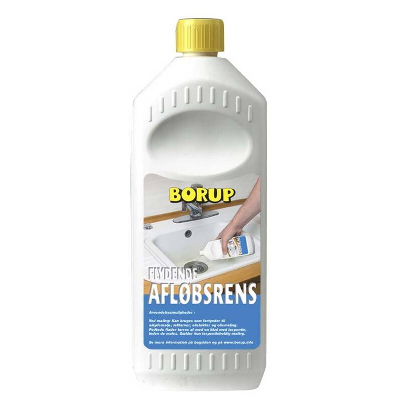 Afl&oslash;bsrens flydende 1l Solvents Borup Drain cleaner liquid 1.000 l