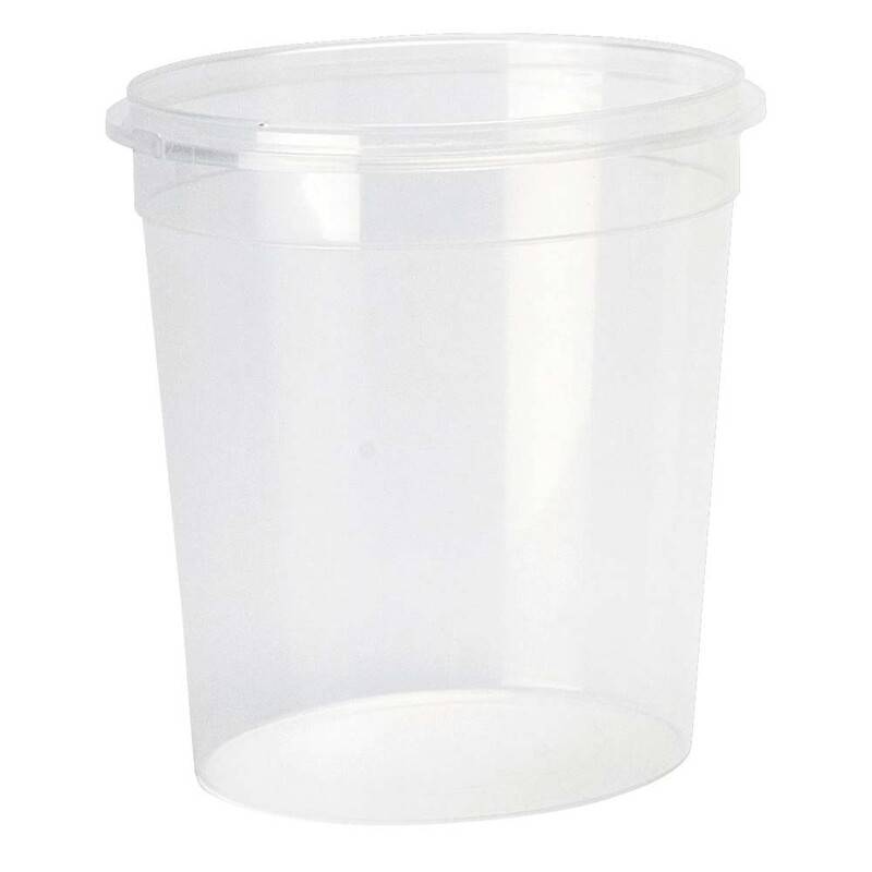 Plastb&oslash;tte + l&aring;g handy-lock PP 1025ml 180s&aelig;t/kar &Oslash;118mm