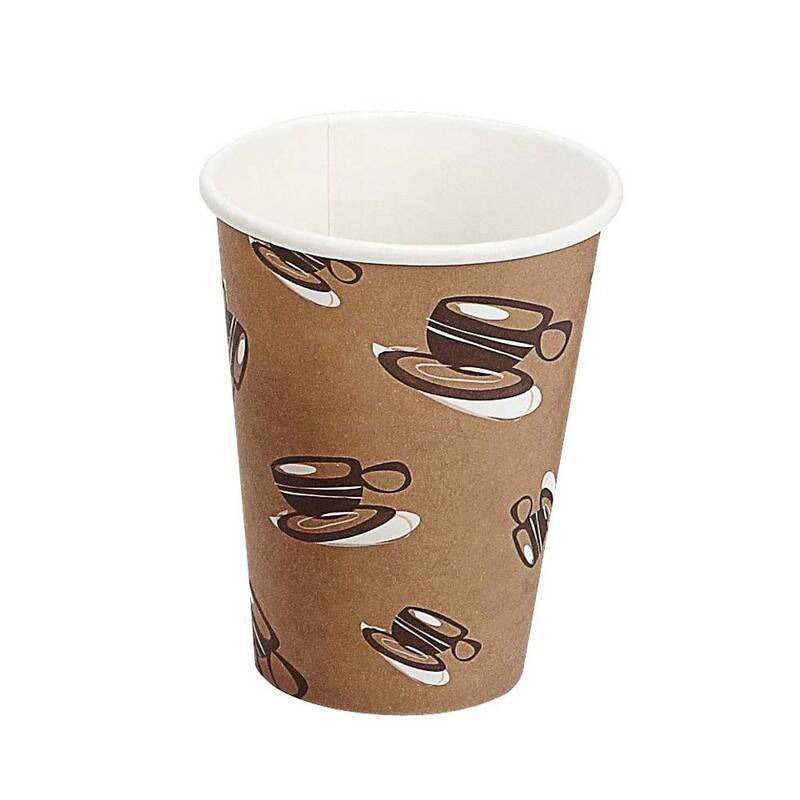 Kaffeb&aelig;ger 12oz 34cl Hot Cup Single Wall pap 1000stk/kar
