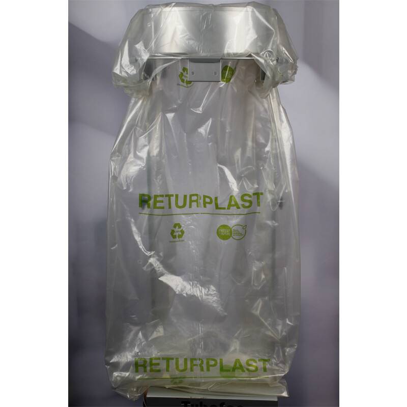 Affaldss&aelig;kke returplast 240l 850x1550mm 10stk/rul