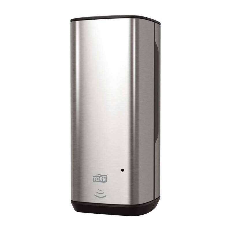 Tork S4 dispenser skums&aelig;be m. sensor rustfrit st&aring;l 460009