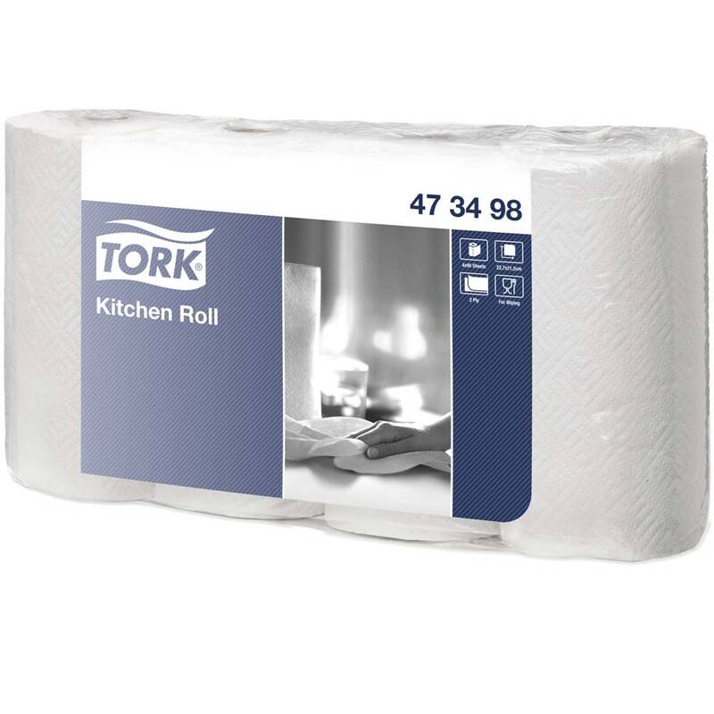K&oslash;kkenrulle Tork Plus 2-lags K1 473498 20rul/pak
