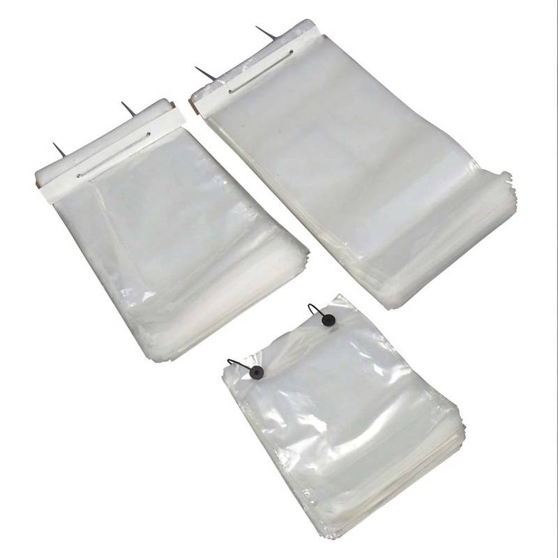 Plastikpose microperforeret 235x330/50+40x0,03mm 1000stk