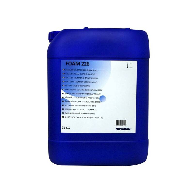 Skumreng&oslash;ringsmiddel Foam 226 25kg K&oslash;kkenreng&oslash;ring Novadan 20.000 l