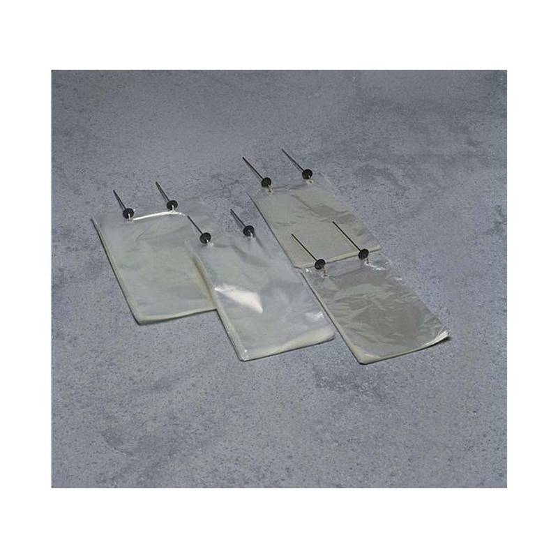 Plastikpose PP p&aring; b&oslash;jle 220x420/40+40x0,03mm 2000stk/pak