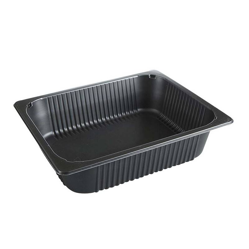 Plastbakke 1/2GN extra h&oslash;j PP 327x268x80mm 4895ml 92stk/kar