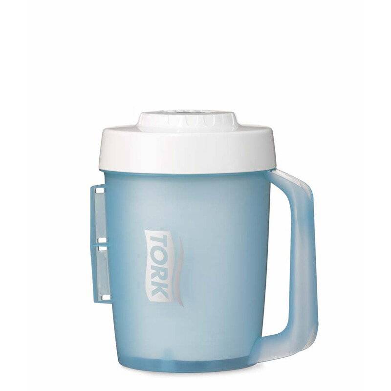 Tork M1 Mini transport dispenser aft&oslash;rringspapir hvid/turkis 658002