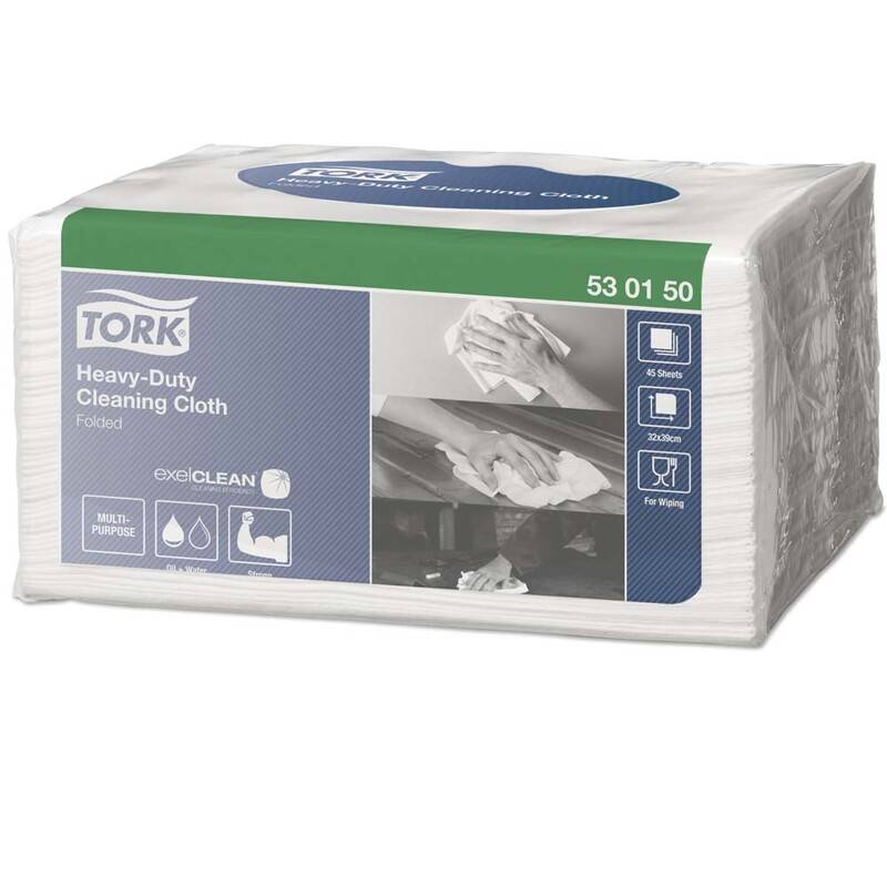Aft&oslash;rringsklud Tork Kraftig W8 38x32cm 360ark/krt
