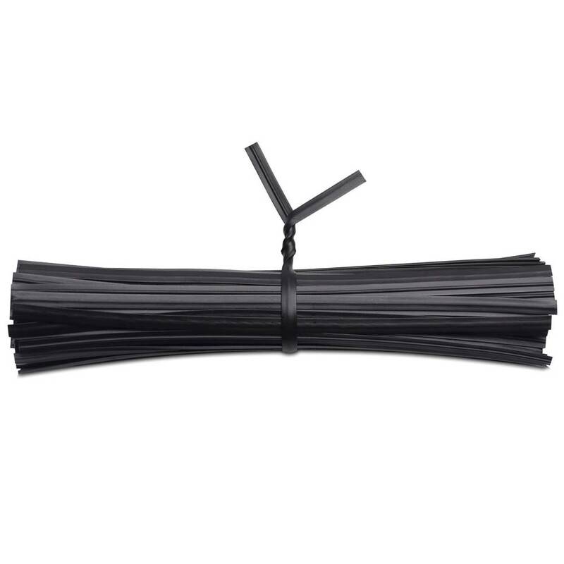 Twist-Ties PE 150mm sort 1000stk/pak Plastclips metal pakke a 1000 stk