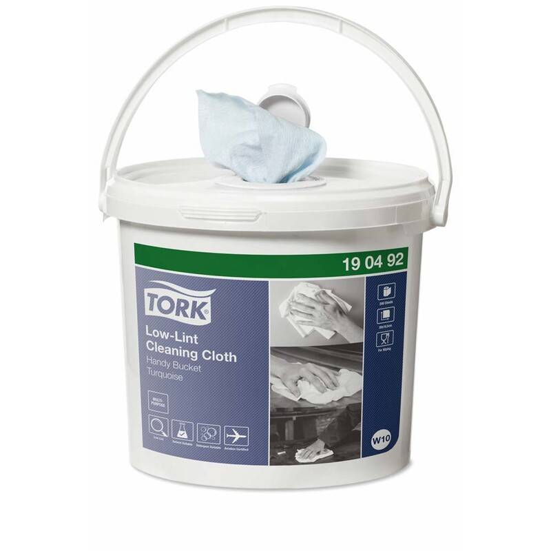 Aft&oslash;rringsklud Tork Sensitiv W10 Cleaning turkis 4sp/kar