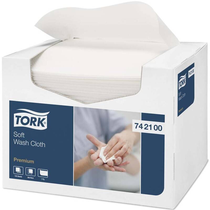 Vaskeklud Tork premium soft 8 box af 135 klude/kar