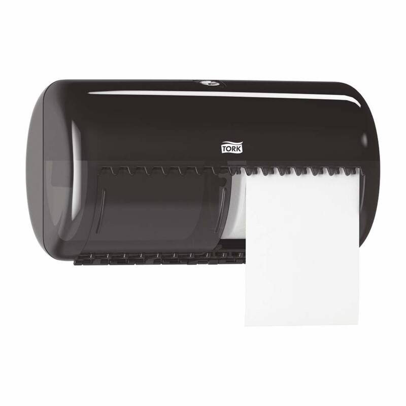 Tork T4 Twin dispenser toiletpapir sort 557008
