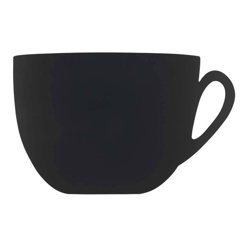 Chalkboard Securit Silhouette Cup Kridttavle sort