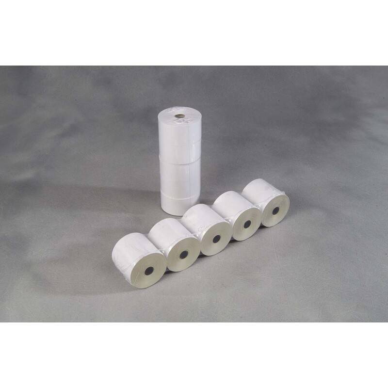 Bonrulle 76x70x12mm 25m 2-lags hvid/gul