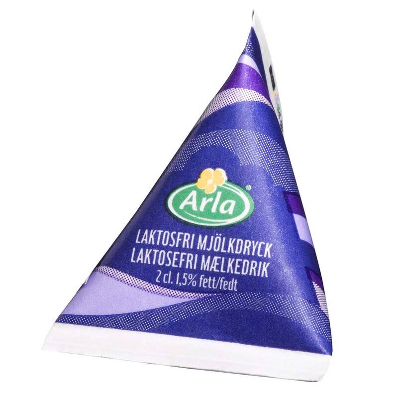 Kaffem&aelig;lk laktosefri 20ml 100stk/kar Arla karton a 100 stk