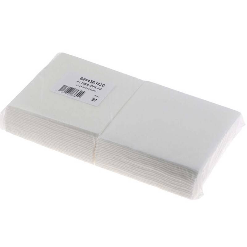Alt-mulig-klud u/microplast hvid 38x38cm 20stk/pak