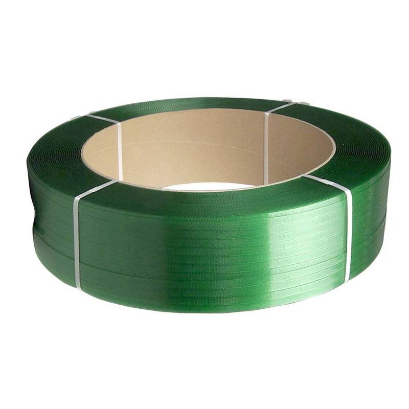 Strapb&aring;nd PET gr&oslash;n 19x0,9mm &oslash;406mm 1000m 650kg tr&aelig;k