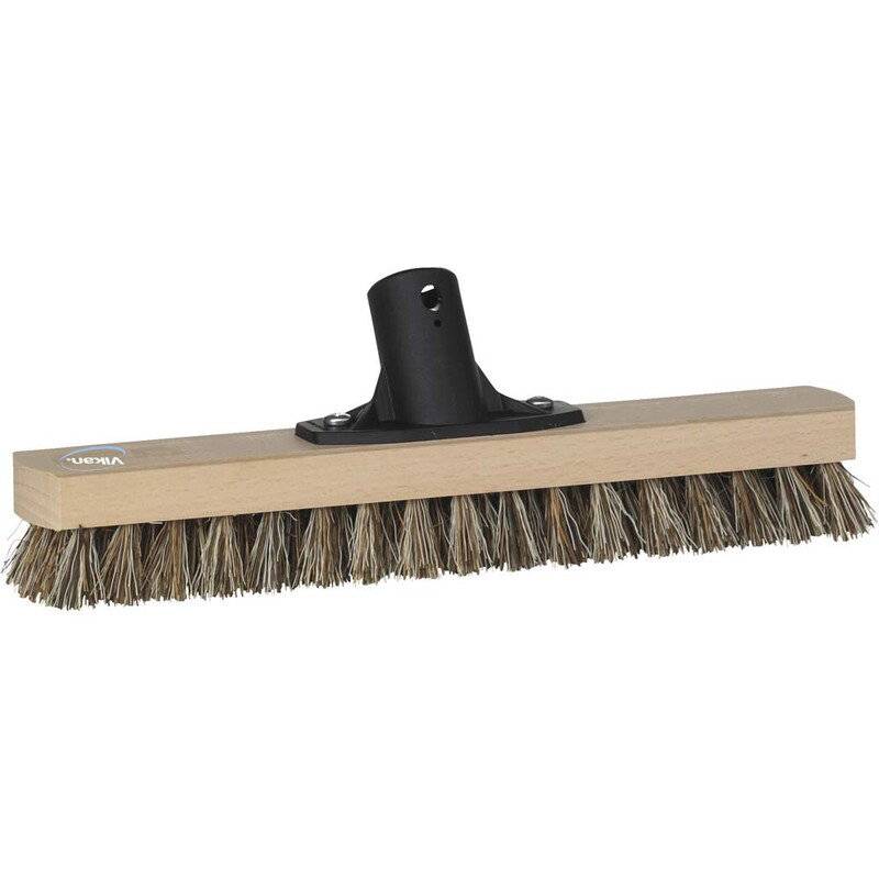 Gulvskrubbe Vikan tr&aelig; 305mm stiv B&oslash;rster og koste Deck scrub wood hard