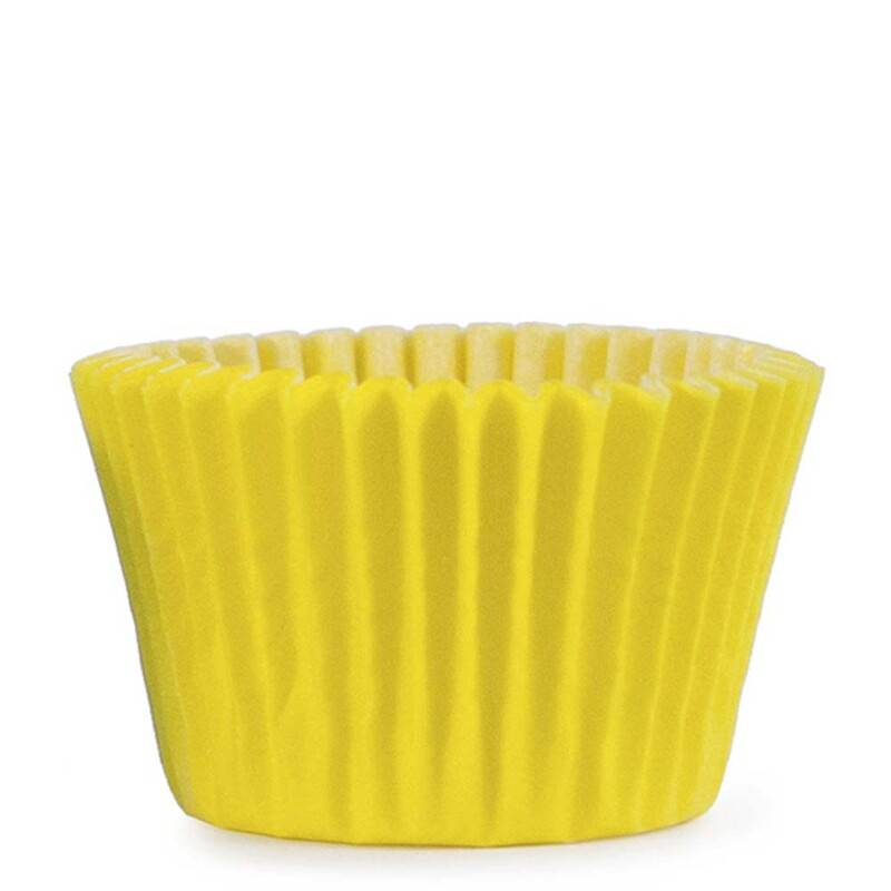 Muffinform gul 35x50mm 1000stk/pak Muffin form Rund h&oslash;jde 50 mm