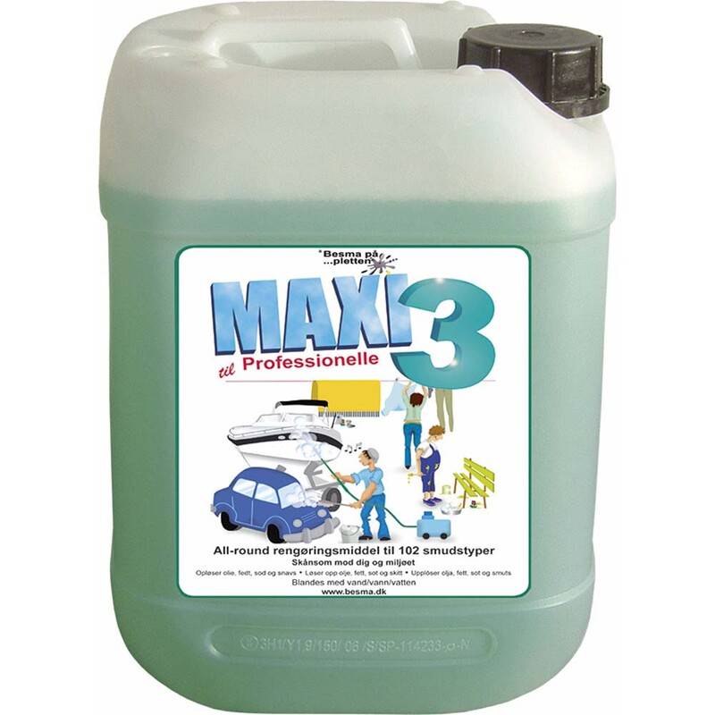 Reng&oslash;ringsmiddel Maxi 3 t/olie og smuds 5l