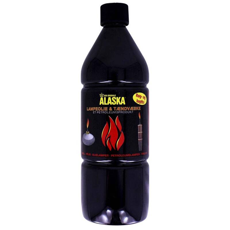 Lampeolie 1000ml r&oslash;g- og lugtfri Alaska 1.000 l V&aelig;ske transparent