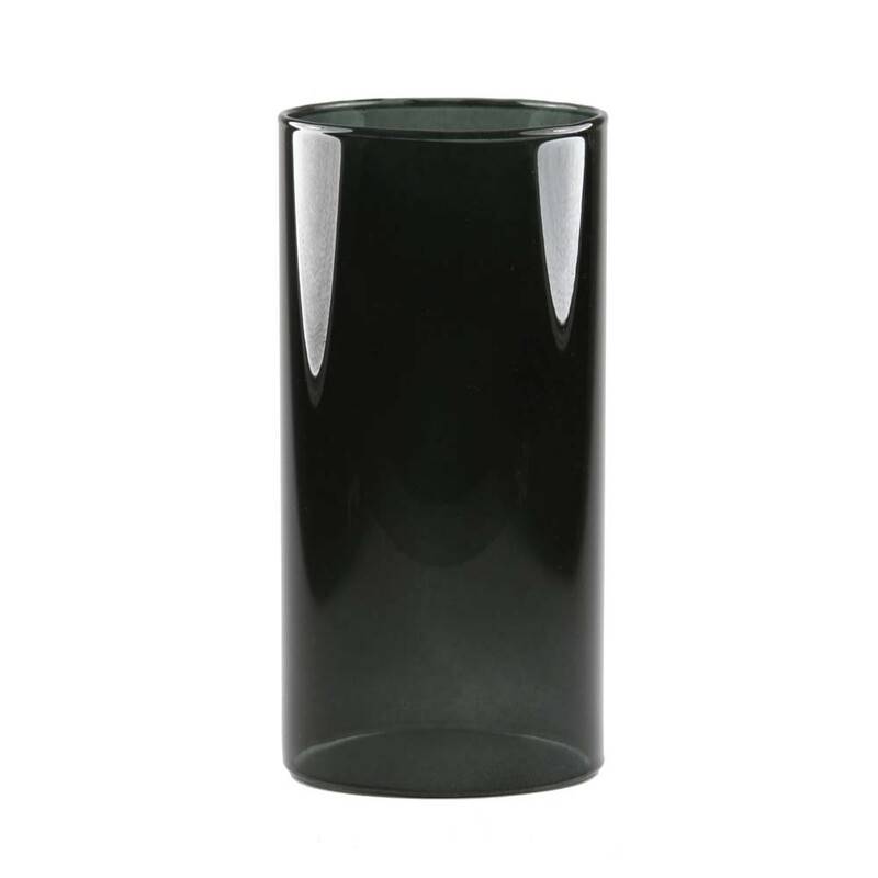 Glas t/olielampe Basic sort Bund t/olielampe aluminium pakke a 6 stk