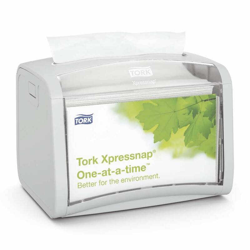 Dispenser Tork Xpressnap gr&aring;/klar 272613 1stk
