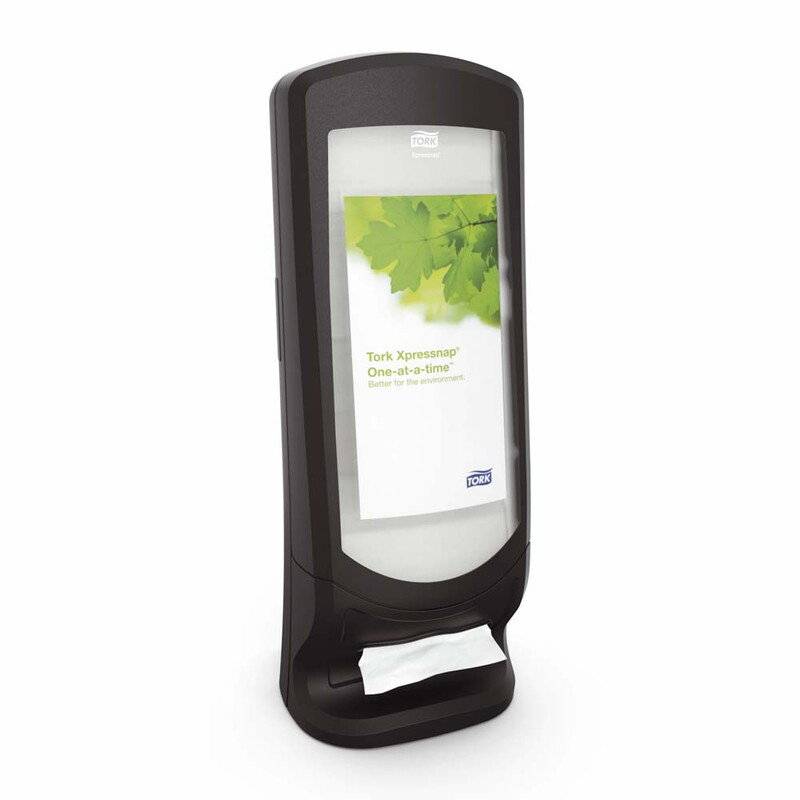 Dispenser Tork Xpressnap sort N4 v&aelig;gmodel 1stk