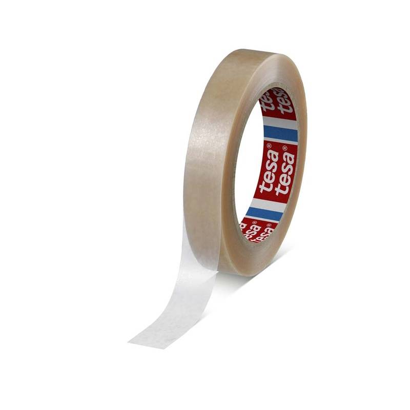 Tape tesa 4124 PVC 19mmx66m Klar Pakketape 19 mm x 66.00 m Rulle