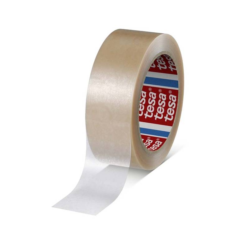 Tape Tesa 4124 PVC 38mmx66m Klar Pakketape 38 mm x 66.00 m Rulle