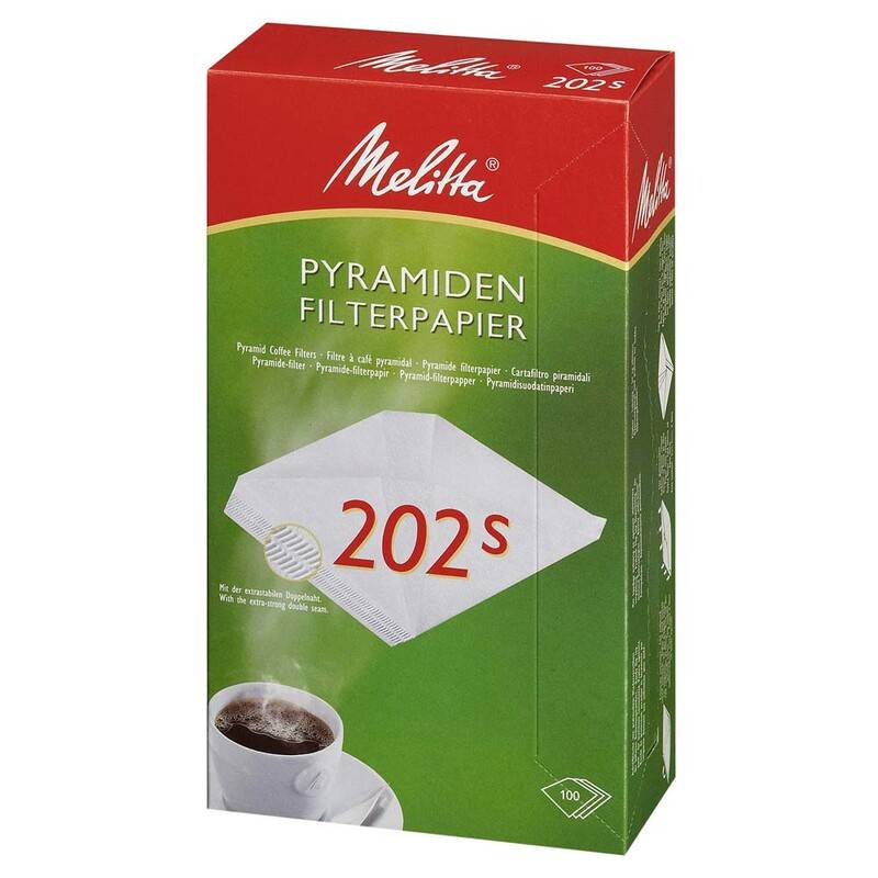 Filterposer pyramide 202 100stk/pak Kaffefilter Pyramide