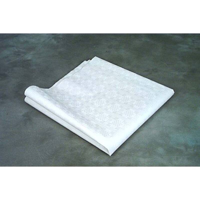 Stikdug papir m/pr&aelig;g hvid 80x80cm 250stk/pak