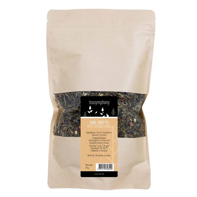 Te Earl gr&aring; orange Orchide 250g/ps l&oslash;s