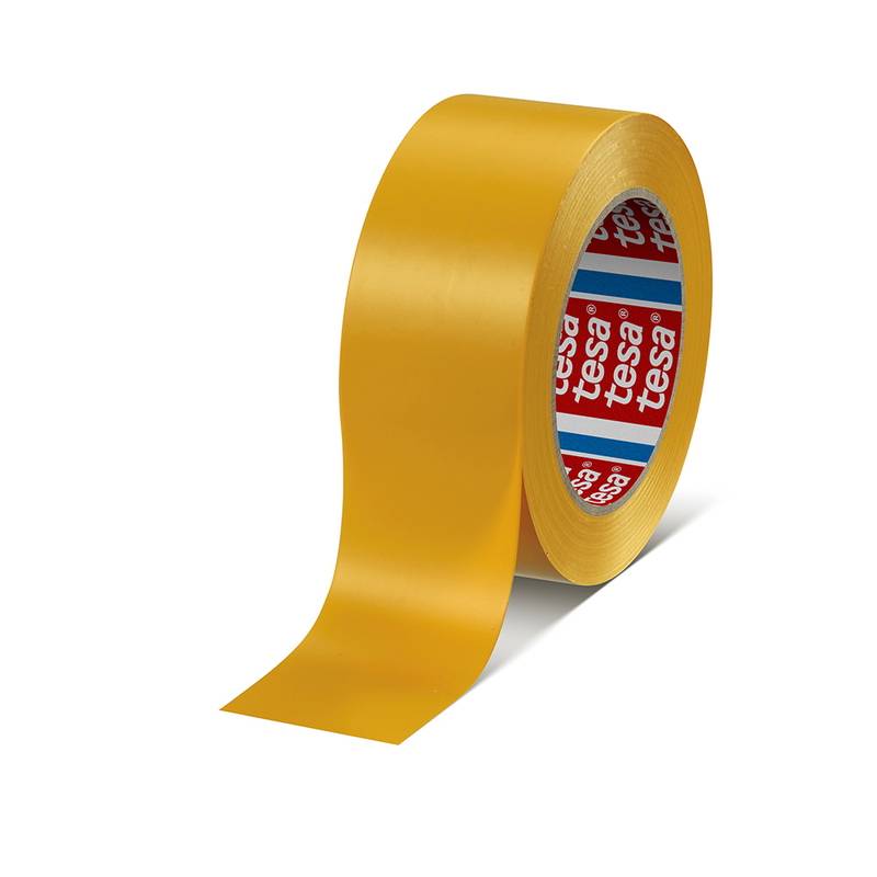 Tape gulvmarkering tesa flex/gul 48mmx33m aftagelig 4169
