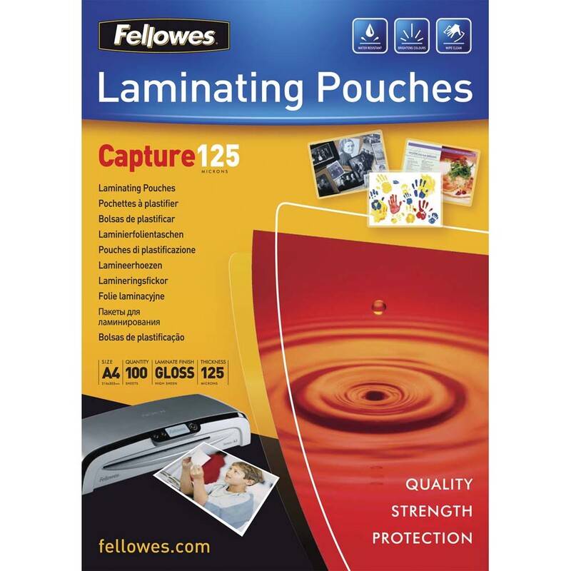 Lamineringslommer 125 mic A4 216x303mm 100stk/pak glossy