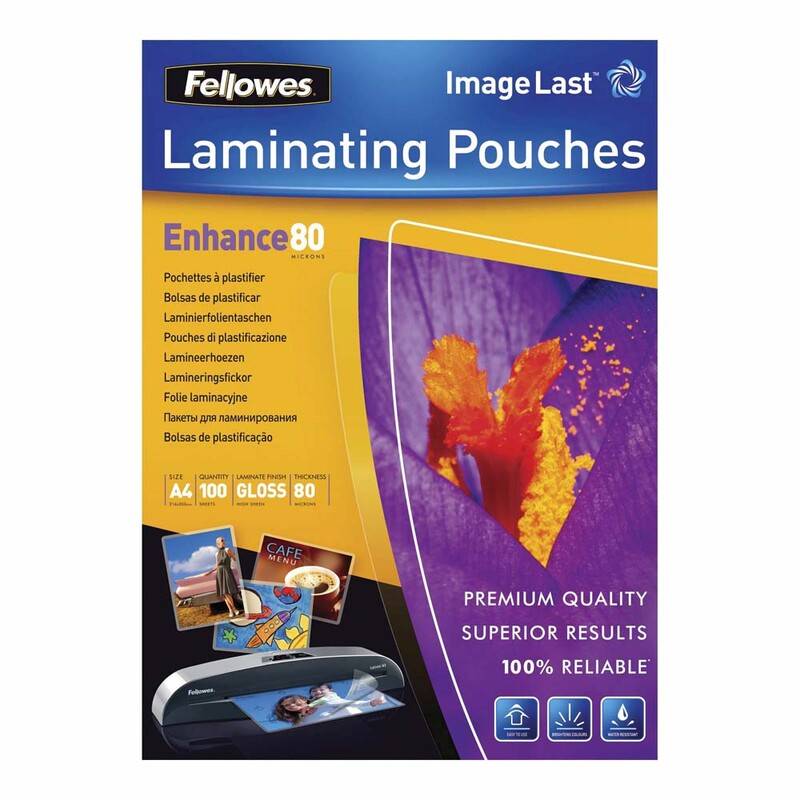 Lamineringslommer 80 mic. 216x303mm 100stk/pak A4