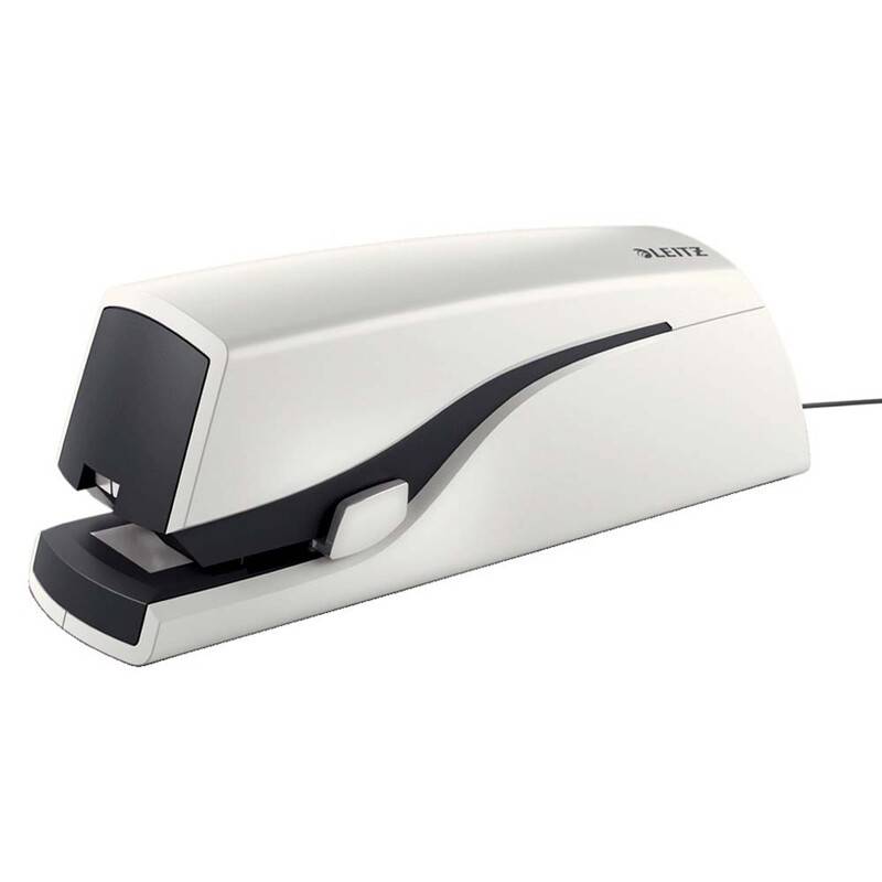 H&aelig;ftemaskine Leitz 5533 elektrisk 20ark hvid
