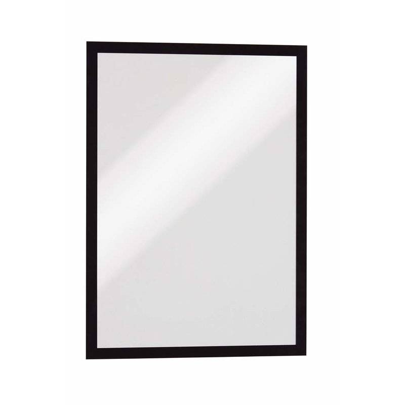 Skilt DURAFRAME&reg; MAGNETIC A3 m/sort ramme 5stk/pak