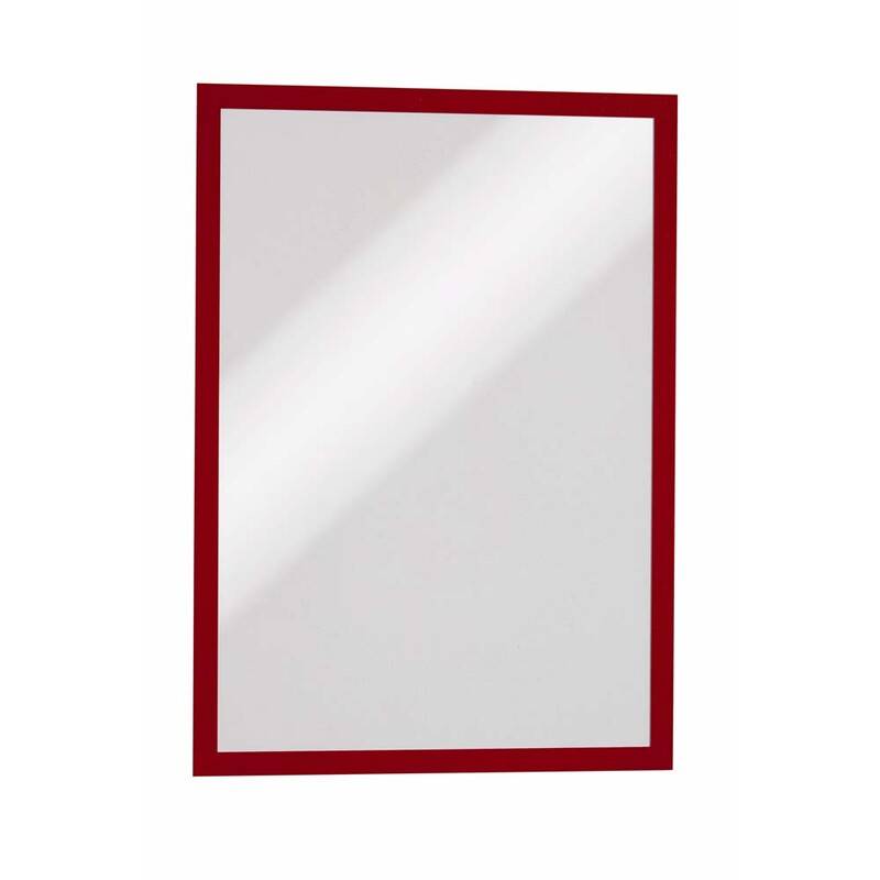 Skilt DURAFRAME&reg; MAGNETIC A3 m/r&oslash;d ramme 5stk/pak