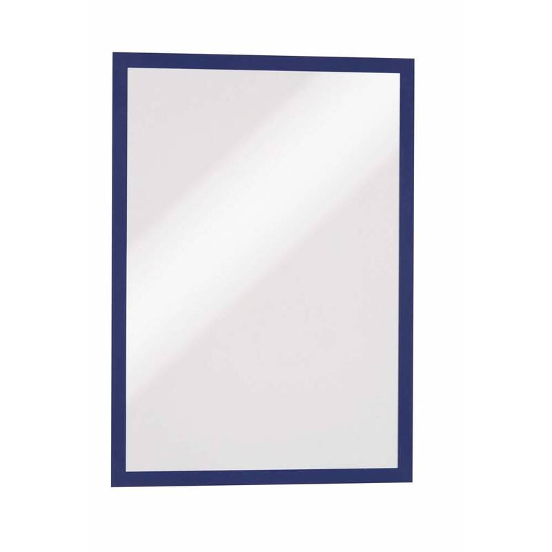 Skilt DURAFRAME&reg; MAGNETIC A3 m/bl&aring; ramme 5stk/pak