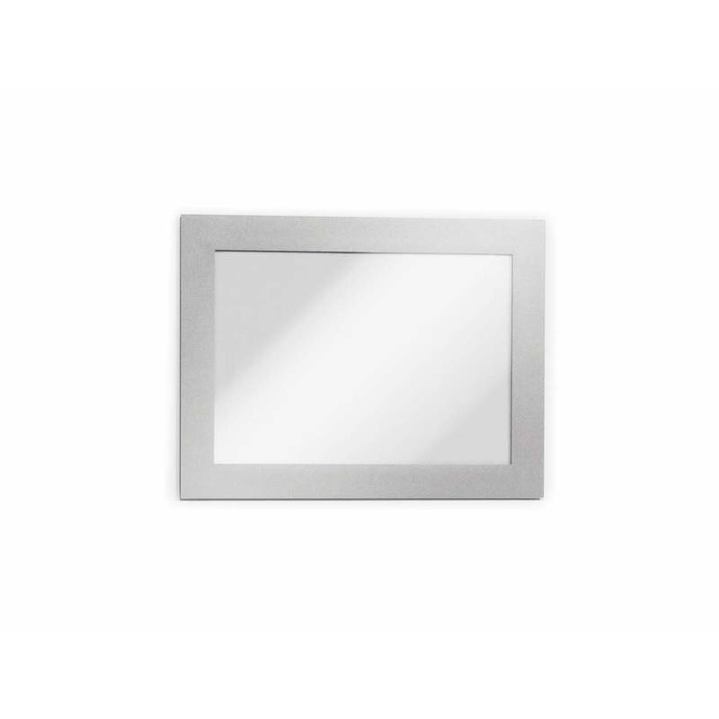 Skilt DURAFRAME&reg; MAGNETIC A6 m/s&oslash;lv ramme 5stk/pak