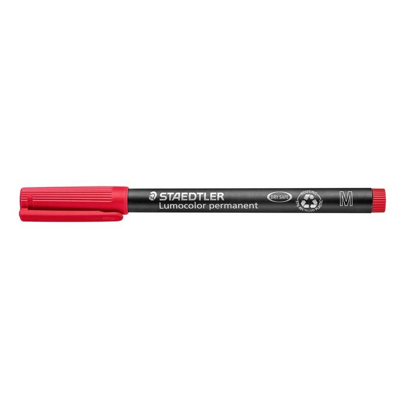OHP-pen Lumocolor r&oslash;d M 0,8-1mm 317-2 permanent