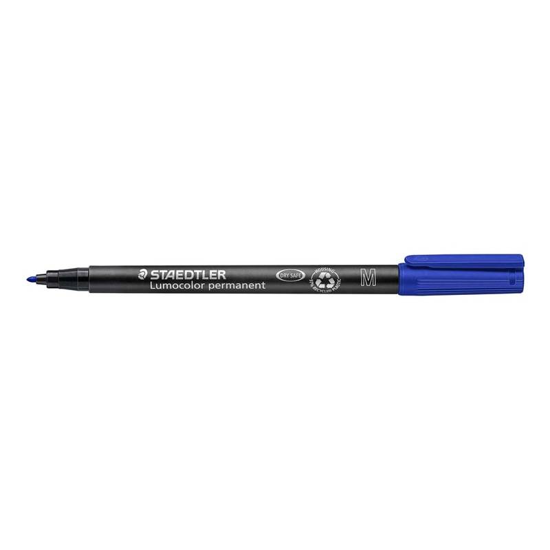 OHP-pen Lumocolor bl&aring; M 0,8-1mm 317-3 permanent
