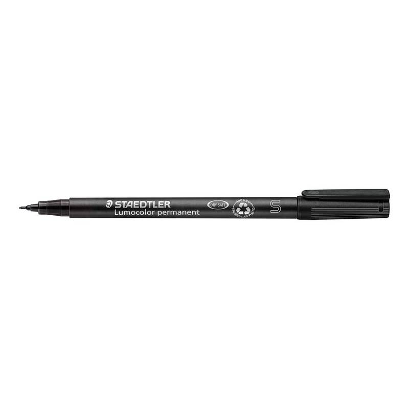 OHP-pen Lumocolor sort S 0,4mm 313-9 permanent