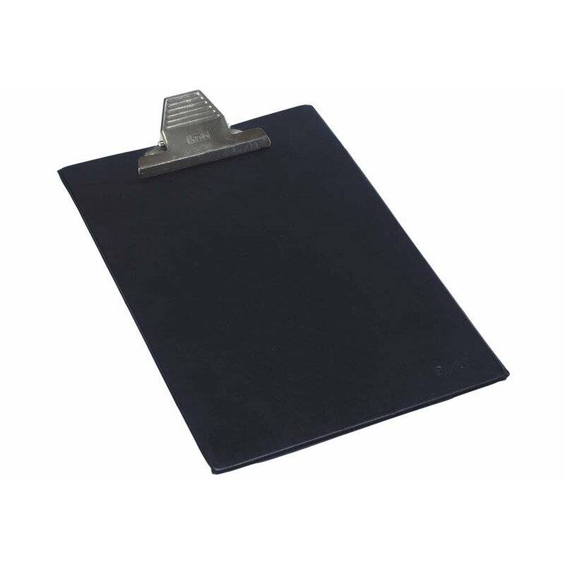 Clipboard Bantex 36x22cm sort m/jumbo clip til oph&aelig;ng
